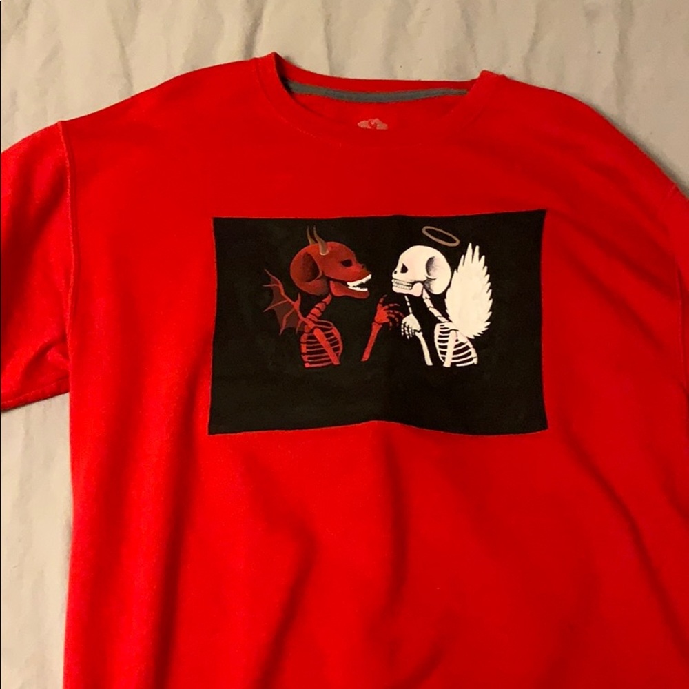 Hand painted sweater